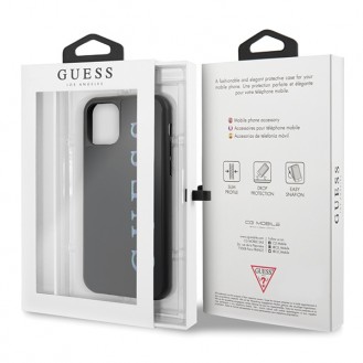 Guess - Glitter Multicolor Logo Case - Apple iPhone 11 Pro Max - Schwarz - Cover - Schutzhülle