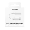 Samsung Adapter - EE-UC10 - USB Typ-C zu 3,5mm Klinke - Weiss Original Audio Kopfhörer