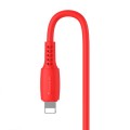 Baseus USB C to Lightning Schnell Kable Type C 18W  Ladekabel Data für iPhone Rot