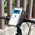 Fahrradtasche, Rahmentasche,Handyhalterung für Smartphones max 6,5 Zoll 0,9L schwarz
