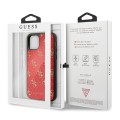 iPhone 11 Handyhülle -Guess 4G Double Layer Glitter case -Rot