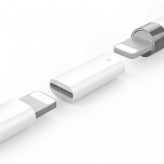 Lightning Lade Adapter für Apple iPad Pro Pencil - Weiss
