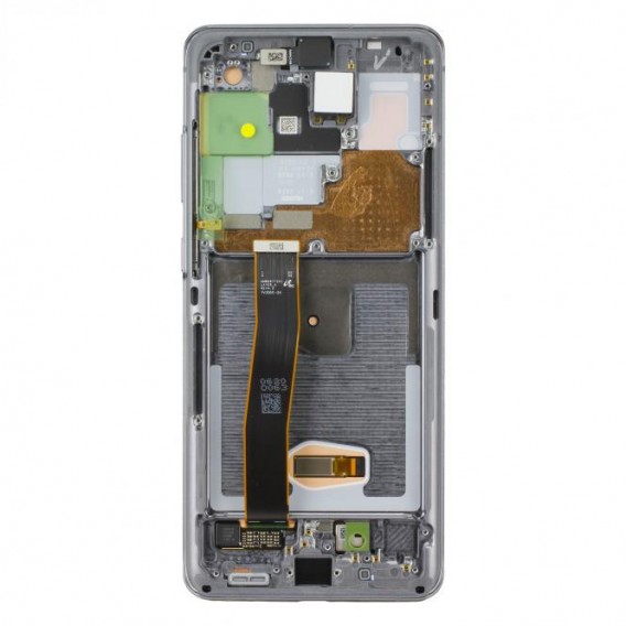 Original Samsung Galaxy S20 Ultra G988F / S20 Ultra 5G G988B LCD Display mit Rahmen Cosmic Grey (Grau)