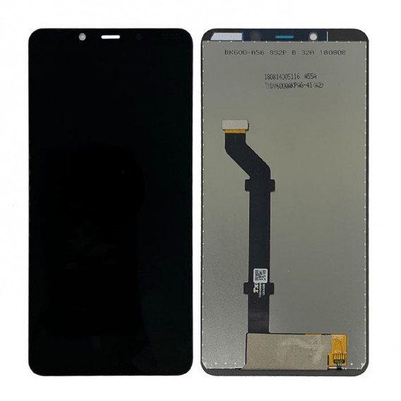 Nokia 3.1 Plus Ersatzdisplay LCD + Digitizer Front (OEM) - Schwarz