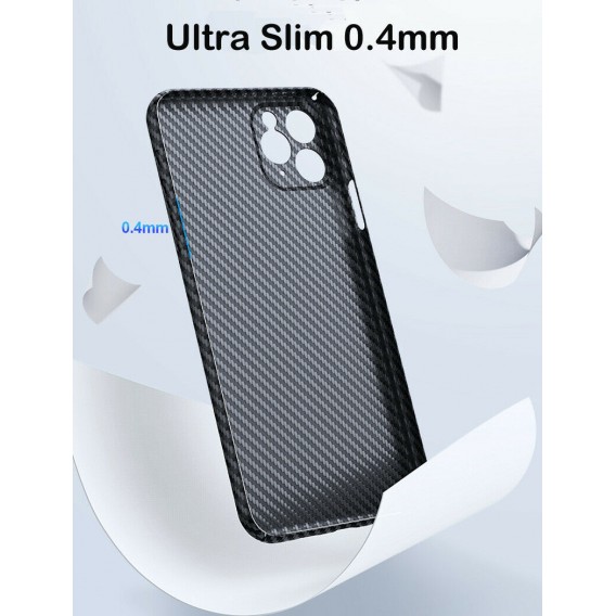 Echt Carbon Faser Volle Schutz Hülle Slim Case Für iPhone 11 Pro 