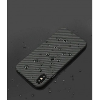 Echt Carbon Faser Volle Schutz Hülle Slim Case Für iPhone XS Max