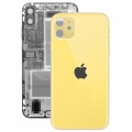 iPhone 11 Rückseite Backglas Akkudeckel Gelb mit grosses Loch A2221, A2223, A2111