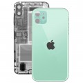 iPhone 11 Rückseite Backglas Akkudeckel Grün mit grosses Loch A2221, A2223, A2111