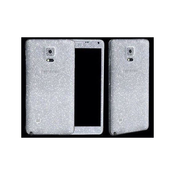 Galaxy Note 4 Silber Bling Aufkleber Folie Sticker Skin