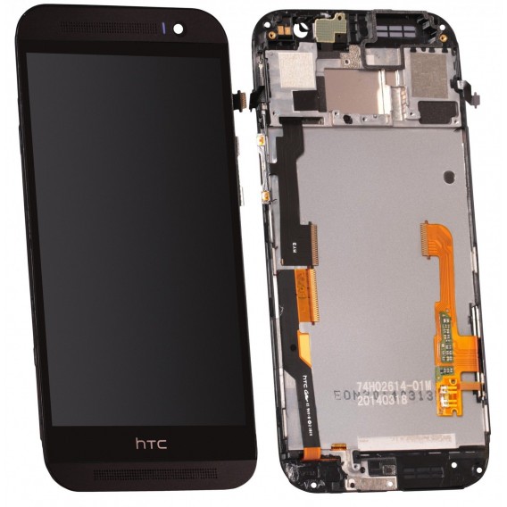 Original HTC One M8 LCD Display schwarz