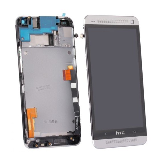 Original HTC One M7 LCD Display grau
