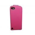Pink Flip Leder Etui iPod Touch 5
