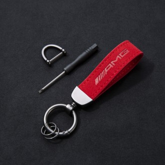 AMG Rot Schlüsselanhänger (Auf Wunsch mit Gravur)