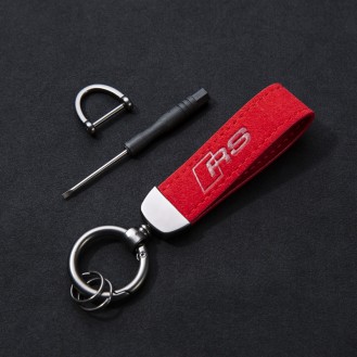 RS Rot Schlüsselanhänger (Auf Wunsch mit Gravur)