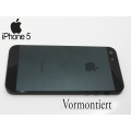 iPhone 5 Alu Backcover Rückseite Schwarz A1428, A1429, A1442