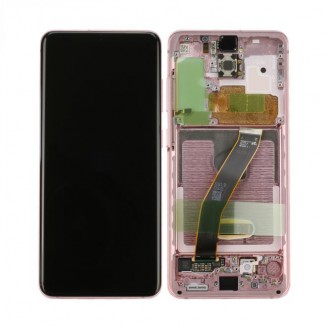 Samsung Galaxy S20 G980F/S20 5G G981B LCD Display, Cloud Pink Serviceware