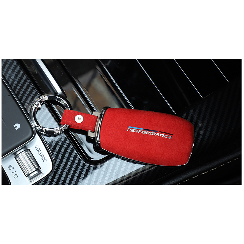 Performance Chrom-Texstil Schlüsseletui Hülle Mercedes-Benz Rot