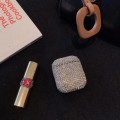 Glitter Strass Bling Diamant Hard case für iPhone Airpods 1 2 schutzhülle Bluetooth Kopfhörer fall tasche