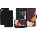 Samsung Galaxy Note 20 Wallet Flip Case Cover Schwarz