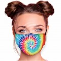 Verstellbare Waschbare Motivmasken Multicolor Spirale