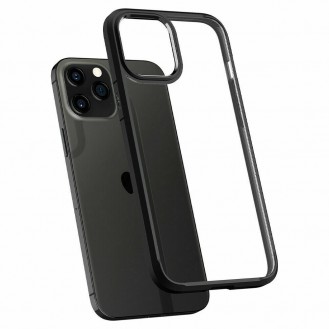 iPhone 12 Silikon Case Hülle - Schwarz