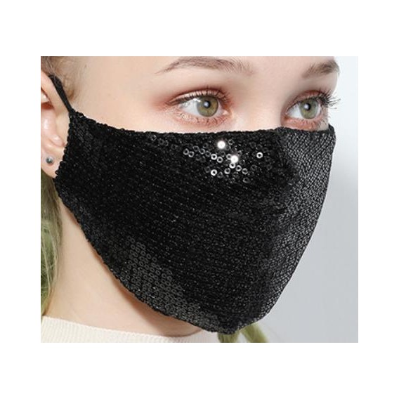 Wiederverwendbare Atemschutzmasken Waschbare Baumwolle Maske Schwarz