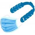 Verstellbare Maskenverlängerung Blau 10 Stück