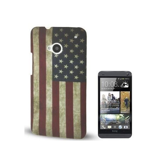 USA Amerika ABD Silikon Case HTC M7