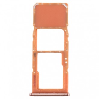 SIM Card Tray + Micro SD Card Tray for Galaxy A70 Orange