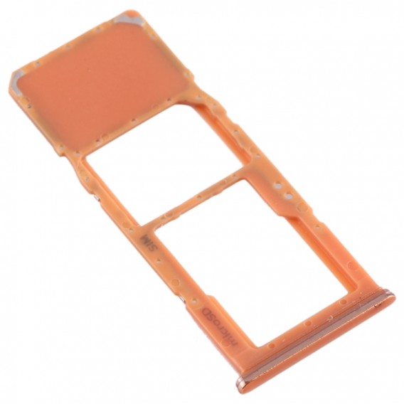 SIM Card Tray + Micro SD Card Tray for Galaxy A70 Orange
