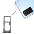 SIM Card Tray / Micro SD Card Tray for Samsung Galaxy S20 Ultra Schwarz
