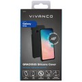Vivanco Gracious Silikon Backcover für Samsung Galaxy S10e, schwarz