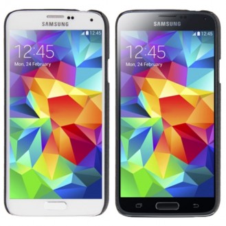 Schwarz Hard Rutschfeste Oberfläche Schutzhülle Samsung Galaxy