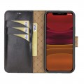 Apple iPhone 12&Pro Bouletta Wallet Folio Leder Case ID Slot mit RFID - Schwarz