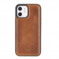 Apple iPhone 12 & Pro Bouletta Flex Cover Back Leder Case - Brown