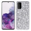 Samsung Galaxy S20 FE Glitter Powder Shockproof TPU Protective Case Silber