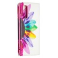 Galaxy S20 FE Magnetic Flip Leder Case mit Holder & Card Slots & Wallet Sun Flower
