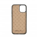 Bouletta Flex Cover Back Leder Case für iPhone 12 mini Rustic Tan with Effect