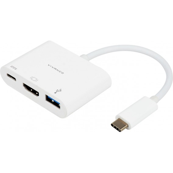 Vivanco USB-C HDMI Adapter Weiss