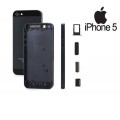 iPhone 5 Alu Backcover Rückseite Schwarz (ohne vorm) A1428, A1429, A1442