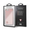 Guess - iPhone 8 Plus / 7 Plus / 6S Plus / 6 Plus Iridescent Leder Hardcase Hülle (GUHCP7LIGLRG) - Pink