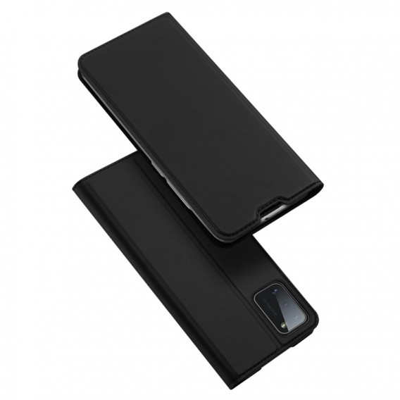 DUX DUCIS Bookcase schutzhülle Aufklappbare hülle für Samsung Galaxy A41 Schwarz