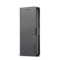 Leder Kreditkarte Etui Wallet Case für Samsung Galaxy A41 Schwarz