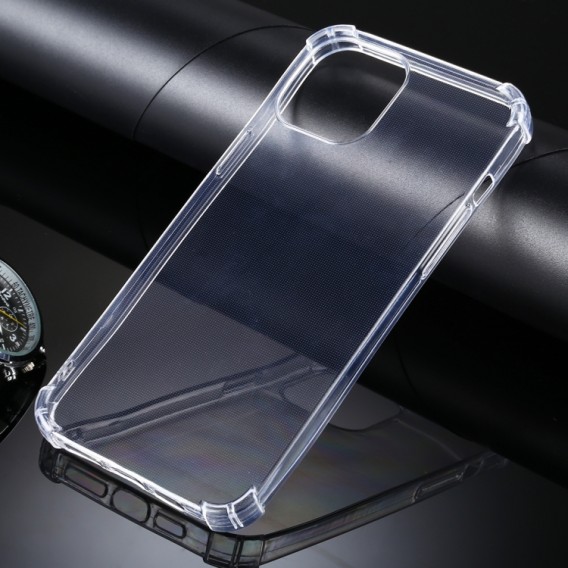 iPhone 12 Pro Max Ultra-Dünne TPU-Hülle und Anti-Drop (transparent)