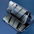 Apple iPhone 12 Pro 360 Grad Magnet Case Hülle mit Kameraschutz - Blau