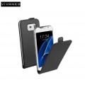 Samsung Galaxy S7 Flip Case Etui Schwarz