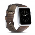 Bouletta Leder Watch Gurt für Apple Watch für 42mm / 44mm - Antic Braun