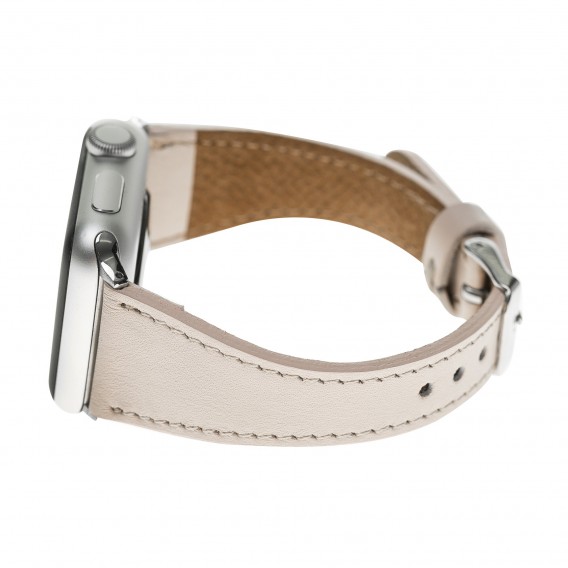 Bouletta Slim Leder Watch Strap für Apple Watch 42mm/44mm - Nude Pink