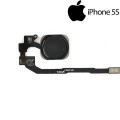Homebutton knopf Flexkabel Touch ID Sensor Schwarz iPhone 5S A1453, A1457, A1518, A1528, A1530, A1533
