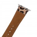 Bouletta Leder Watch Band für Apple Watch 42-44 mm Leopar Hairy